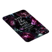 Bold Moody Bloemen Zwart Betoverde Bloemen Bruilof Magneet (Rechterzijde)