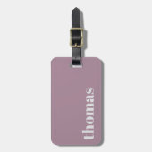 Bold Morph typography Personalized Name Bagagelabel (Voorkant verticaal)