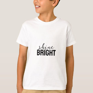 Bold Motivational Typography Poster – Modern Text  T-shirt