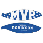 Bold MVP Spelers Naam Keepomwille Blue Basketbal (Panelen)