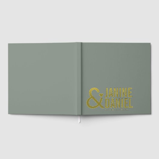 Bold Names & Heart Accent Wedding ID1055 (Complet)