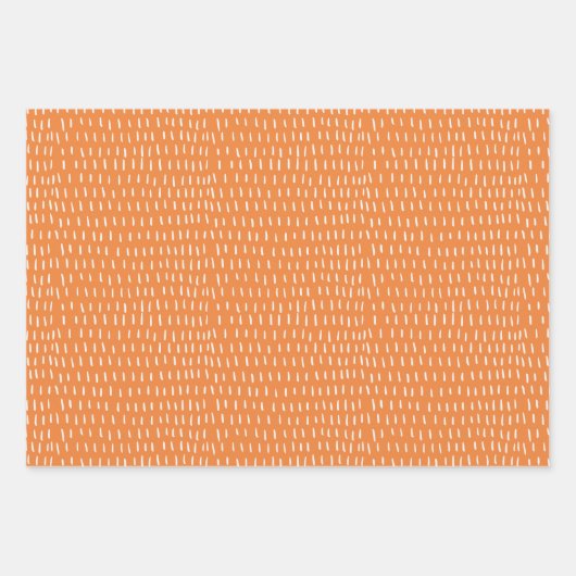 Bold Navy Roest Abstract Classy Botanical Pattern Inpakpapier Vel (Voorkant 2)