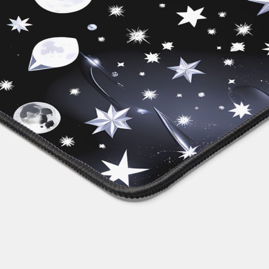 Bold Onyx Celestial Moon for Modern Workspaces (Coin)