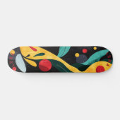 Bold Organic Flow - Moderne Abstracte minimalist Skateboard (Horizontaal)