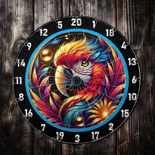Bold Parrot Dartboard voor feesten Dartbord