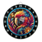 Bold Parrot Dartboard voor feesten Dartbord (Voorkant)
