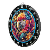 Bold Parrot Dartboard voor feesten Dartbord (Voorkant Rechts)