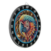 Bold Parrot Dartboard voor Game Rooms Dartbord (Voorkant Links)