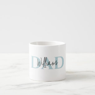 Bold Pastel DAD   Modern Vaderdag cadeau Espresso Kop