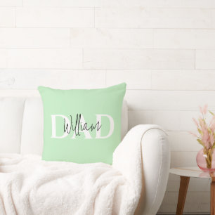 Bold Pastel DAD Modern Vaderdag cadeau Kussen