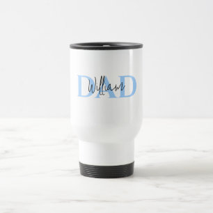 Bold Pastel DAD Modern Vaderdag cadeau Reisbeker