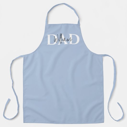 Bold Pastel DAD | Modern Vaderdag cadeau Schort (Voorkant)