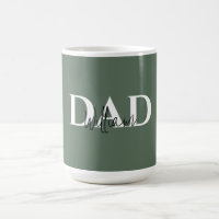 Bold Pastel DAD Mug | Cadeau de la Fête des Pères