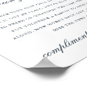 Bold Peony-toiletbord Poster (Hoek)