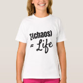 Bold Philosophical Math-Inspired Quote T-Shirt (Devant)