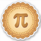 Bold Pi Sticker (Voorkant)