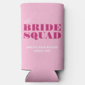 Bold Pink Bachelorette Bride (Achterkant)