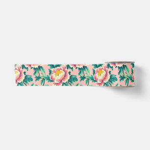 Bold Pink Chinoiserie Floral Lint