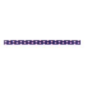 Bold Pink Polka Dots on Navy Blue  Lint (Voorkant)
