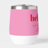 Bold Pink Red Modern 21st Birthday Custom  (Avant)