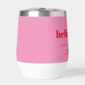 Bold Pink Red Modern 40th Birthday Custom (Avant)