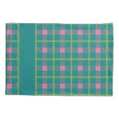 Bold Plaid Naam Kussensloop (Achterkant)