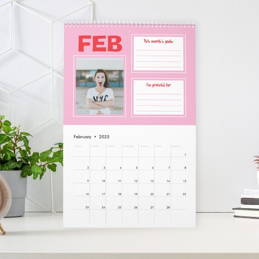 Bold Planner Aangepaste fotokalender Kalender