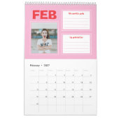 Bold Planner Aangepaste fotokalender Kalender (Feb 2027)