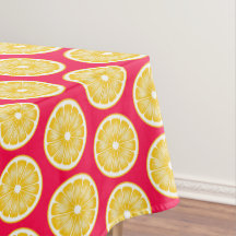 Bold Pop Art Lemon Hot Pink & Yellow