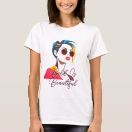 Bold Pop Art Woman T-shirt