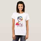 Bold Pop Art Woman T-shirt (Voorkant volledig)