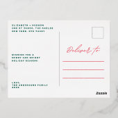 BOLD prettige feestdagen tekstfoto's voor kerst (Achterkant)