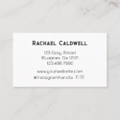 Bold Rainbow Dog Walker Pet Sitter Visitekaartje (Achterkant)