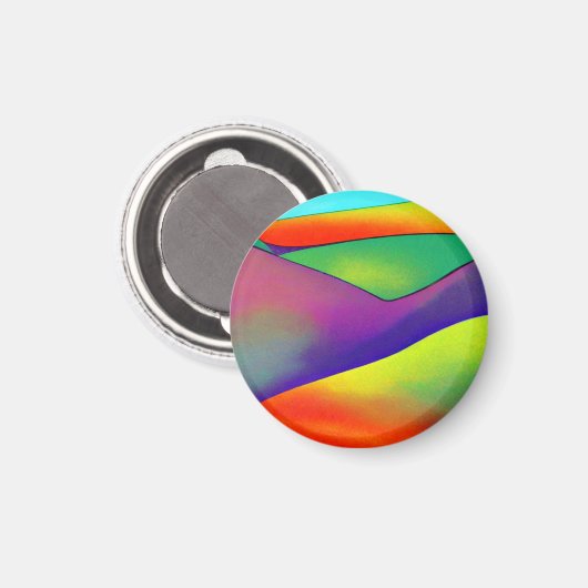 Bold Rainbow Hills Magneet (Voorkant / Achterkant)