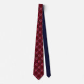 Bold Red Abstract Poinsettia Neck Tie Stropdas (Voorkant)