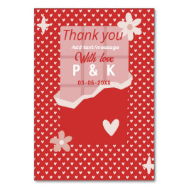 Bold Red Heart Love Design – Perfect voor Custom G Kaart