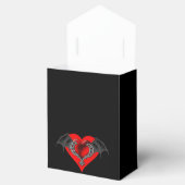 Bold Red Heart Valentijns gepersonaliseerd Bedankdoosjes (Geopend)