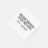 Bold Rehearsal Dinner Napkins Servet (Hoek)