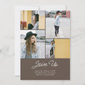 Bold Retro Class of 2024 Graduation Invitation (Dos)
