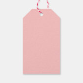  "Bold Retro Hot Pink Fuchsia Weddenschap" Bedankt Cadeaulabel (Achterkant)