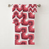 Bold Retro Modern Motif in Pinks (En situation)