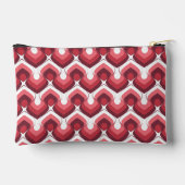 Bold Retro Modern Motif in Pinks Etui (Achterkant)