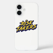 Bold "Risk Takers" Motivational Case-Mate iPhone Case (Achterkant)