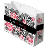 'Bold Roos-My One and Only' Grote Geschenktas Groot Cadeauzakje (Achterkant Gekanteld)