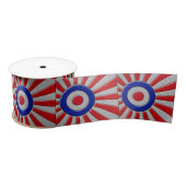 Bold Roundel Sunburst Design in koolstofvezelstijl Lint (Spoel)