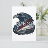 Bold Rules: A Clear, Striking Message RSVP Kaartje (Staand voorkant)