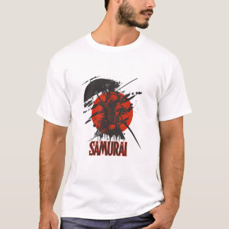 Bold Samurai Warrior T-shirt – Japanse kunst