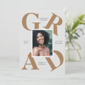 bold script couleurs de l'école faire-part (Debout devant)