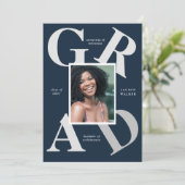 bold script couleurs de l'école faire-part (Debout devant)