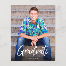 Bold Script-foto Afstuderen budget bekendmaking